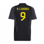 2022-2023 Belgium CO Tee (Black) (R.LUKAKU 9)