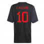 2022-2023 Belgium Training Jersey (Black) - Kids (E.HAZARD 10)