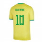 2022-2023 Brazil Little Boys Home Shirt (Your Name)
