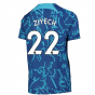 2022-2023 Chelsea Pre-Match Training Shirt (Blue) - Kids (ZIYECH 22)