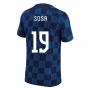 2022-2023 Croatia Pre-Match Training Shirt (Navy) (Sosa 19)