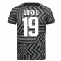 2022-2023 Eintracht Frankfurt Pre-Match Shirt (Black) (BORRE 19)