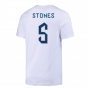 2022-2023 England Crest Tee (White) (Stones 5)