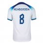2022-2023 England Home Shirt (Henderson 8)