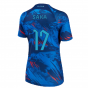 2022-2023 England Pre-Match Shirt (Blue) - Ladies (Saka 17)