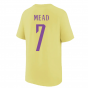 2022-2023 England Swoosh Tee (Light Zitron) - Kids (MEAD 7)