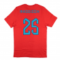 2022-2023 England World Cup Crest Tee (Red) - Kids (Maddison 25)