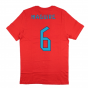 2022-2023 England World Cup Crest Tee (Red) - Kids (Maguire 6)