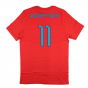 2022-2023 England World Cup Crest Tee (Red) (Rashford 11)