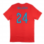 2022-2023 England World Cup Crest Tee (Red) (Wilson 24)