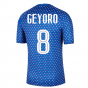 2022-2023 France Pre-Match Training Shirt (Hyper Cobalt) (GEYORO 8)