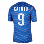 2022-2023 France Pre-Match Training Shirt (Hyper Cobalt) (KATOTO 9)