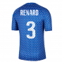 2022-2023 France Pre-Match Training Shirt (Hyper Cobalt) (RENARD 3)