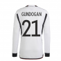2022-2023 Germany Long Sleeve Home Shirt (GUNDOGAN 21)