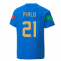 2022-2023 Italy Player Training Jersey (Blue) - Kids (PIRLO 21)