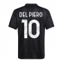 2022-2023 Juventus Away Shirt (Kids) (DEL PIERO 10)