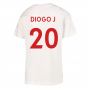 2022-2023 Liverpool Crest Tee (White) (DIOGO J 20)