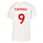 2022-2023 Liverpool Crest Tee (White) (FIRMINO 9)