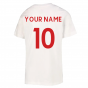 2022-2023 Liverpool Crest Tee (White) (Your Name)