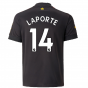 2022-2023 Man City Away Shirt (Kids) (LAPORTE 14)