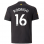 2022-2023 Man City Away Shirt (Kids) (RODRIGO 16)