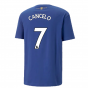 2022-2023 Man City Chinese New Year Graphic Tee (Blue) (Cancelo 7)