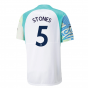 2022-2023 Man City Gameday Jersey (White) (STONES 5)