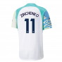 2022-2023 Man City Gameday Jersey (White) (ZINCHENKO 11)