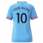 2022-2023 Man City Home Shirt (Ladies) (Your Name)