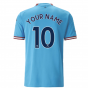 2022-2023 Man City Home Shirt (Your Name)