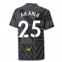 2022-2023 Man City Pre-Match Jersey (Black) - Kids (AKANJI 25)