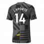 2022-2023 Man City Pre-Match Jersey (Black) (LAPORTE 14)