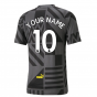 2022-2023 Man City Pre-Match Jersey (Black) (Your Name)