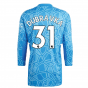 2022-2023 Man Utd Home Goalkeeper Shirt (Blue) (DUBRAVKA 31)