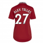 2022-2023 Man Utd Home Shirt (Ladies) (ALEX TELLES 27)