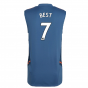 2022-2023 Man Utd Sleeveless Jersey (Blue) (BEST 7)