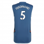 2022-2023 Man Utd Sleeveless Jersey (Blue) (FERDINAND 5)