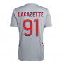 2022-2023 Olympique Lyon Training Jersey (Halo Silver) (LACAZETTE 91)