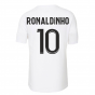 2022-2023 PSG Swoosh Tee (White) (RONALDINHO 10)