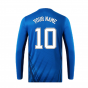 2022-2023 Rangers Long Sleeve Training Tee (Blue) (Your Name)