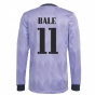 2022-2023 Real Madrid Authentic Long Sleeve Away Shirt (BALE 11)