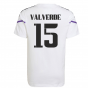 2022-2023 Real Madrid Training Tee (White) (VALVERDE 15)