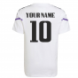 2022-2023 Real Madrid Training Tee (White) (Your Name)