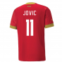 2022-2023 Serbia Home Shirt (JOVIC 11)