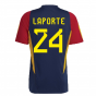 2022-2023 Spain Training Jersey (Navy) (LAPORTE 24)