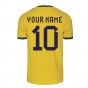 2022-2023 Sweden DNA 3S Tee (Yellow) (Your Name)