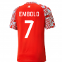 2022-2023 Switzerland Pre-Match Jersey (Red) (Embolo 7)