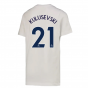 2022-2023 Tottenham Crest Tee (White) - Kids (KULUSEVSKI 21)