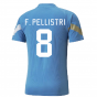 2022-2023 Uruguay Training Jersey (Blue) (F. PELLISTRI 8)