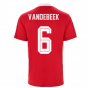 2021-2022 Ajax Training Jersey (Red) (VAN DE BEEK 6)